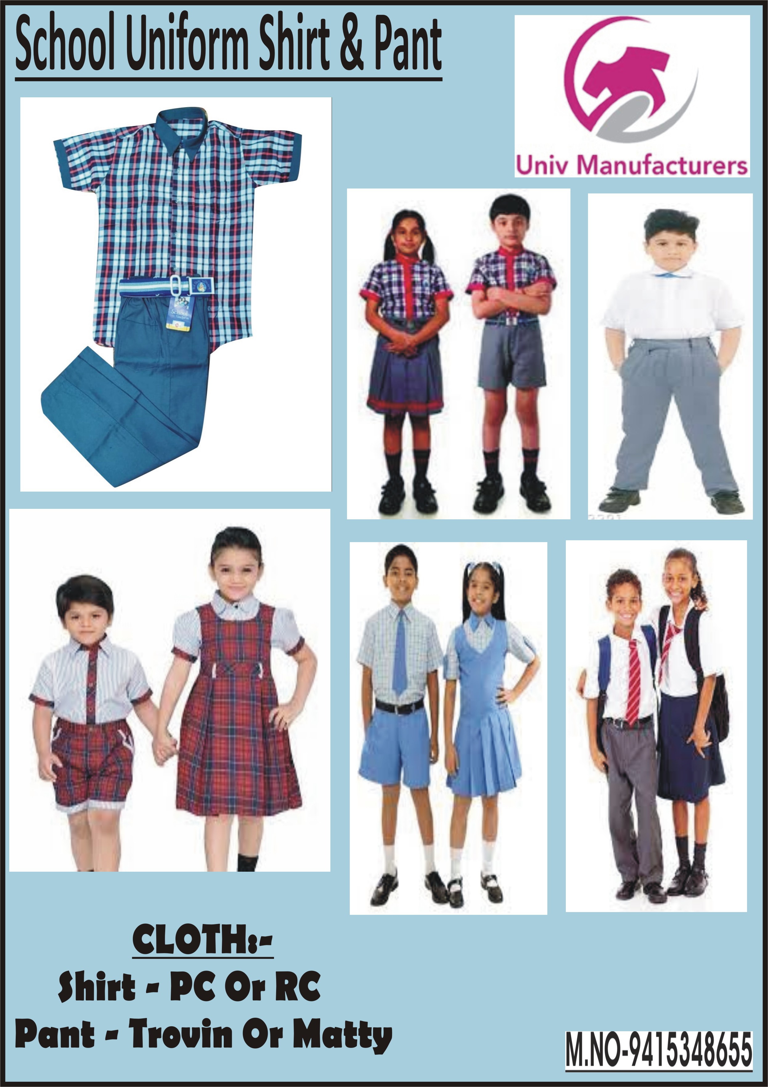 school uniform shirt & pant.JPG